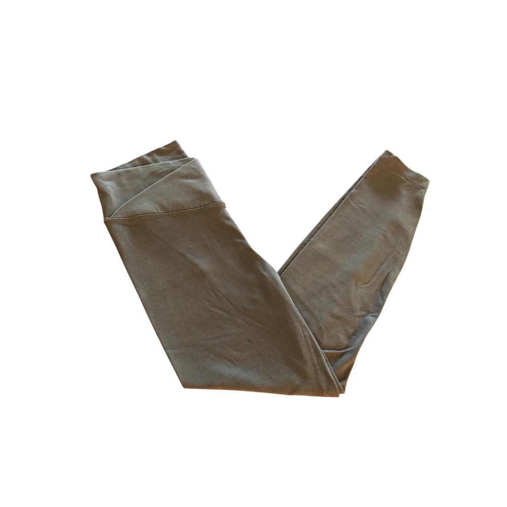 Old Navy Active high rise grey crossover waist cropped leggings Size Small